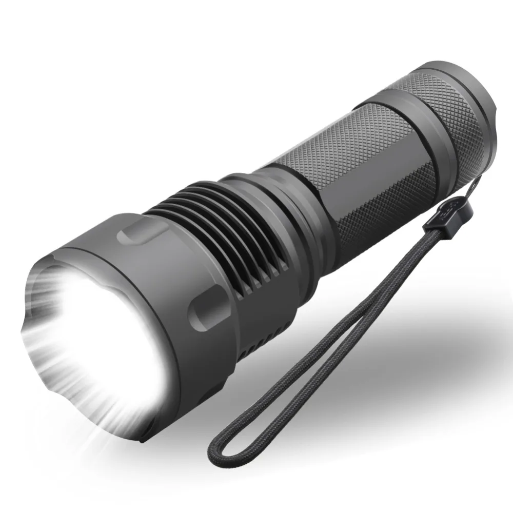 PANYUE LED Rechargeable Flashlight XML T6 linterna torch 4000 lumens 18650 Battery Outdoor Camping Powerful Led Flashlight