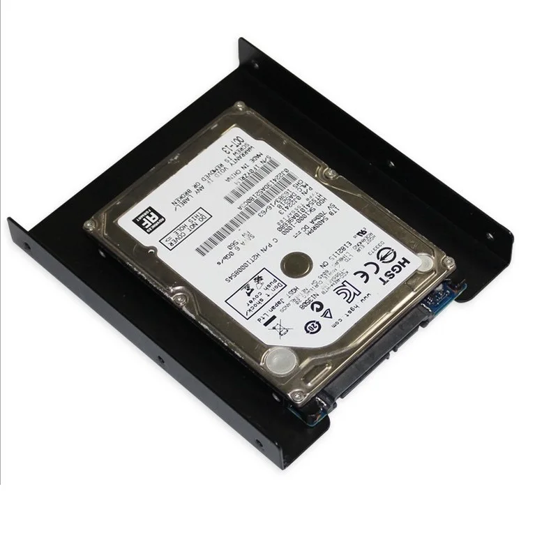 Eunaimee 10แพ็คสีดำ2.5 "SSD ถึง3.5" เบย์ฮาร์ดไดรฟ์ HDD ติดตั้ง D ock ถาดยึดอะแดปเตอร์