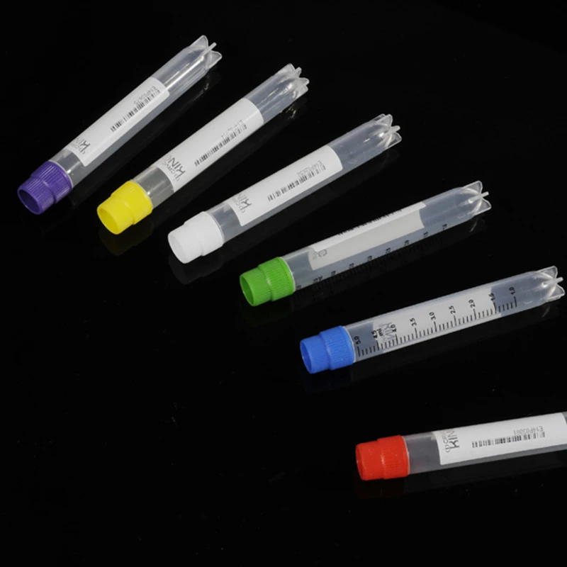 

50 Pieces PP 5ml Sterile Cryo Vial Tube Plastic Cryogenic Vial