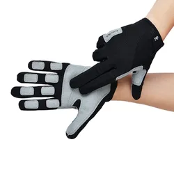 Boodun Brand new Professional Rock Climbing Glove Wear Resistant Pu Full Finger Wall Repelling Gloves Anti Slip for  Mountaineer