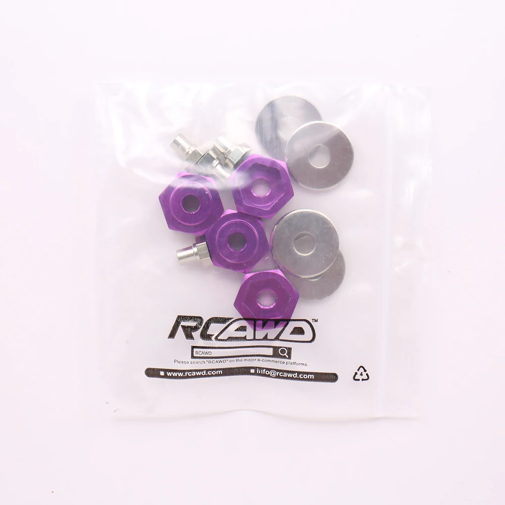 6061 alloy Wheel Hex Converter from 12mm to 17mm for RC hobby model car crawler upgrade parts