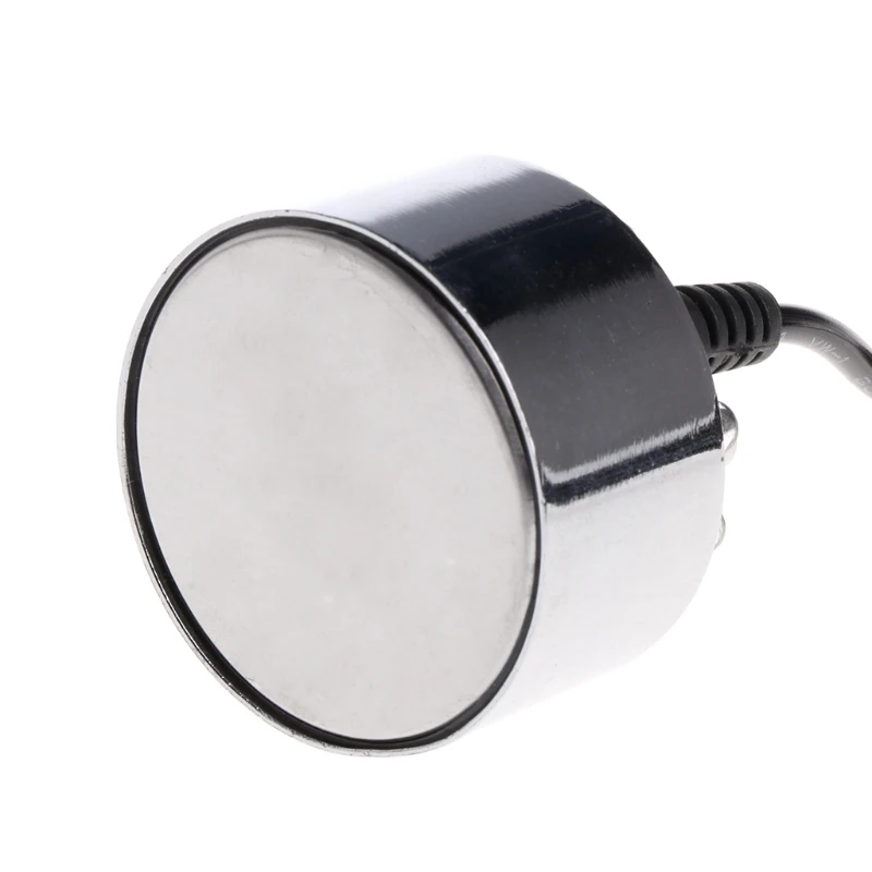 Fonte de água ultrassônica com 12 leds, decoração para lago, fabricante de névoa ultrassônica com luz colorida, novo, 2021