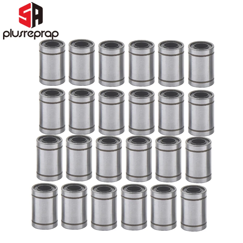 5aplus Wholesale 24PCS LM8UU 8mm Linear Ball Bearing 8x15x24mm Bush Bushing CNC Parts For 3D Printer