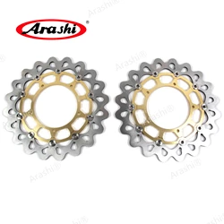 ARASHI For YAMAHA YZF R1 1000 Front Brake Disc 2004 2005 2006 CNC Brake Disks Rotors Motorcycle YZF-R1 YZF R1M 2015 - 2021