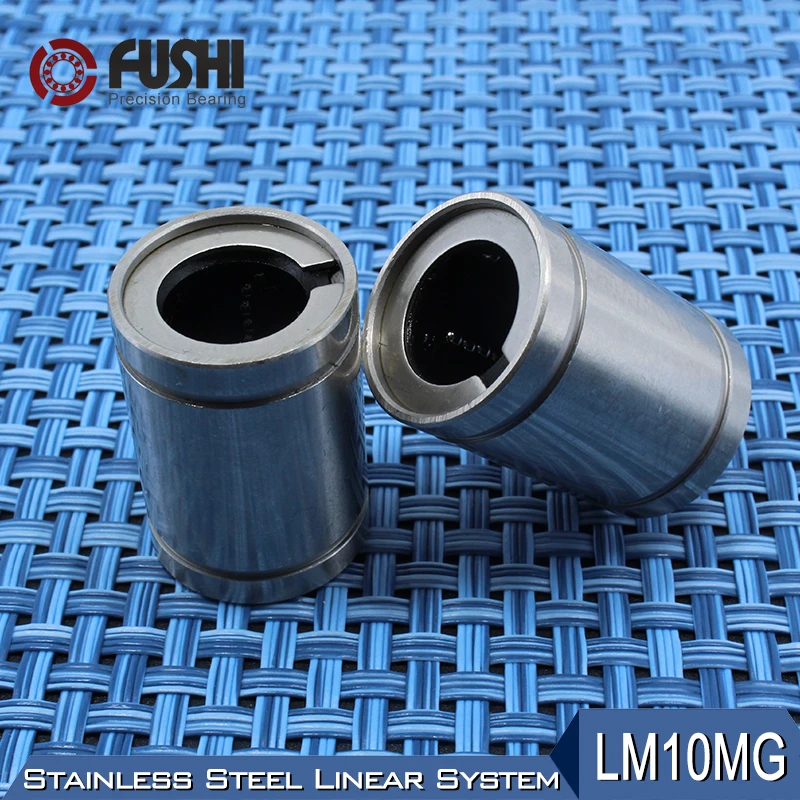 

LM10MG Linear Ball Bearings 10x19x29mm (1 PC) Stainless Steel Resin Retainer Linear Bushing LMS10UU Shaft 10MM LMS10 MG Bearing