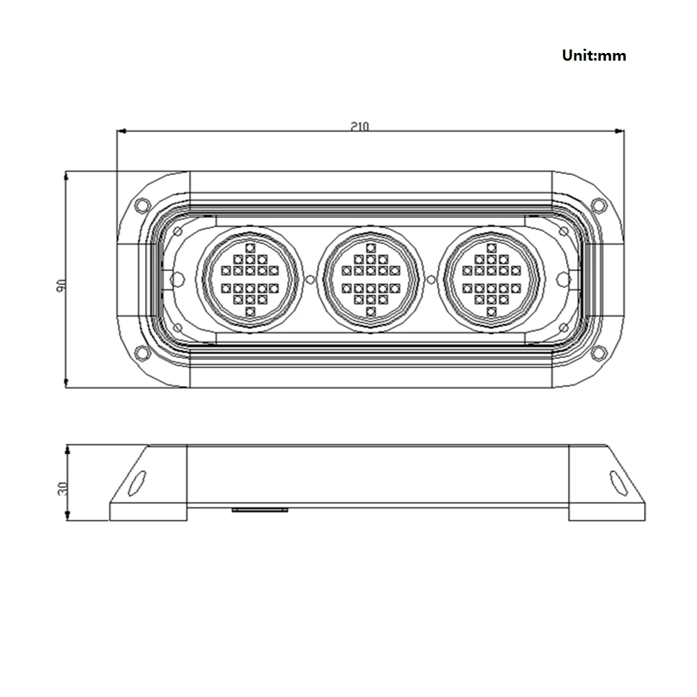 DC12/24V 180W 316 Stainless Steel Waterproof Led Underwater Marine Boat Dock Deck Submersible Yacht Light TP-B180