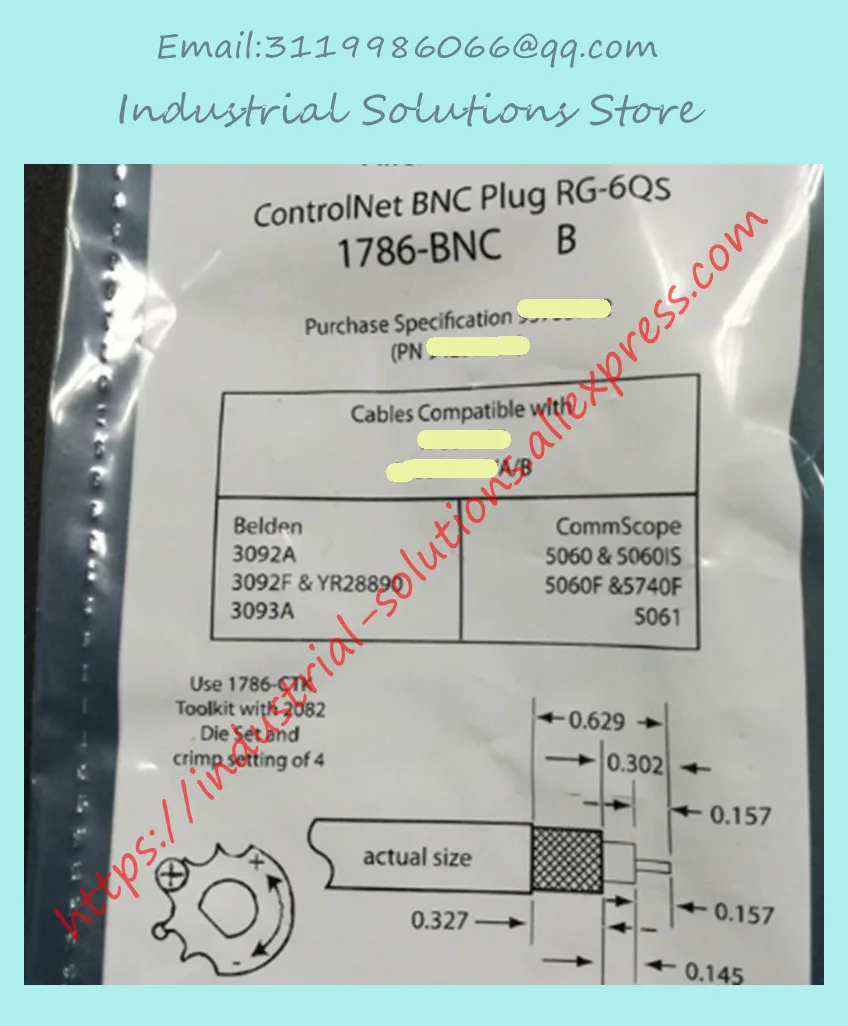 

New 1786-BNC Industrial Control PLC Module