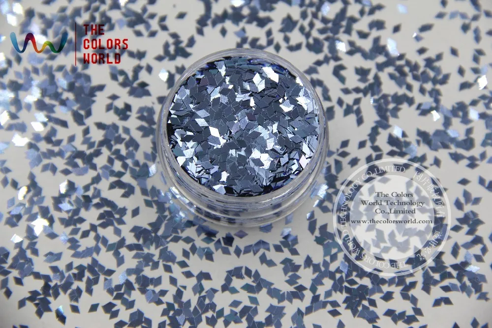 TCM0712 – saxophone en forme de diamant, 2MM 080, couleur bleue, paillettes de lustre métallique pour nail Art, vernis à ongles ou autre décoration à faire soi-même