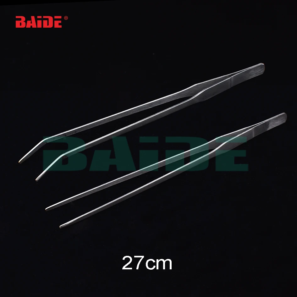 

Stainless Steel 27CM Curved Long Straight Curve Tweezers for Fish Tank Aquarium Plant Shrimp Reef Tank 98pcs/lot