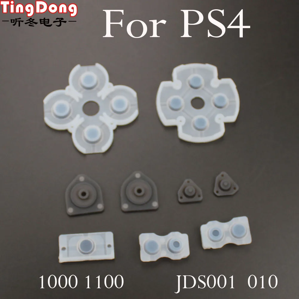 TingDong  For ps4 Silicon Rubber Conductive Pads - For PS4 ps5 Controller Repair Parts