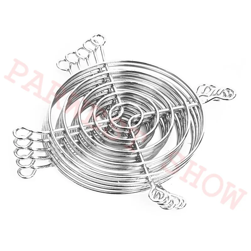 5Pcs/Lot Gdstime 12cm Fan Iron Net DC Fan Grill Protector Silver Metal Finger Guard Used for 120mm Cooling Cooler Fan