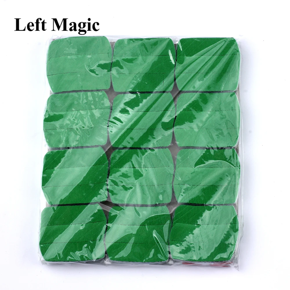 12PCS/Set Colorful Snowflakes Paper Magic Tricks Snow Storm Magic Paper For Magic Show Magician Accessories Classic Toy