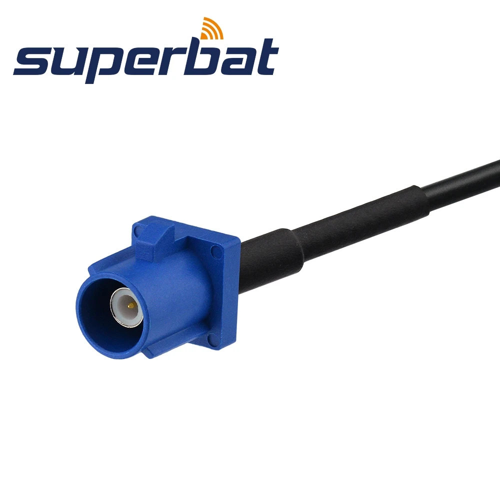 Superbat فقرا C الأزرق/5005 أنثى إلى ذكر مستقيم ضفيرة كابل RG174 100 سنتيمتر ل GPS هوائي Extesion RF كابل محوري