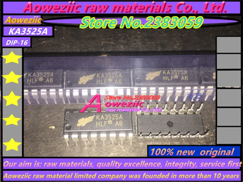 Aoweziic   (100PCS) 100% new original  KA3525A DIP-16 switching power supply controller IC chip