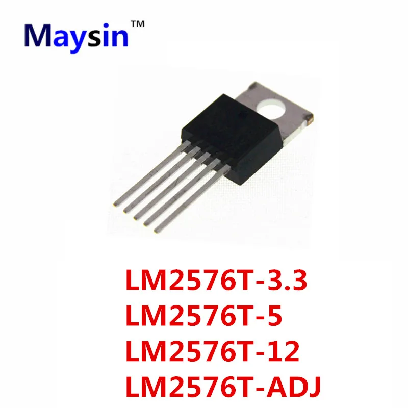 100PCS LM2576T LM2576T-3.3 LM2576T-5 LM2576T-12 LM2576T-ADJ TO-220-5 HIGH QUALITY