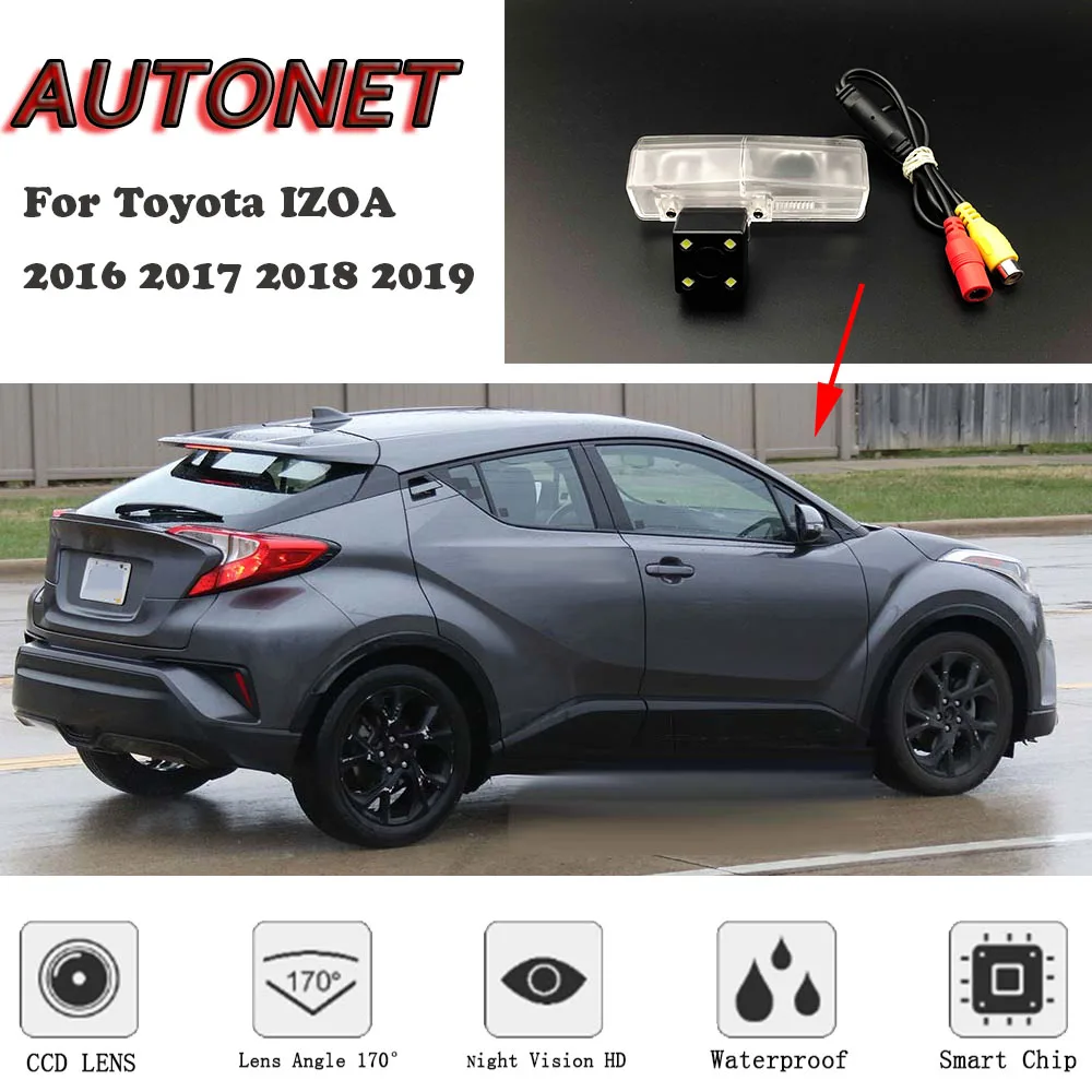 

AUTONET Backup Rear View camera For Toyota IZOA 2016 2017 2018 2019 Night Vision/license plate camera/parking Camera