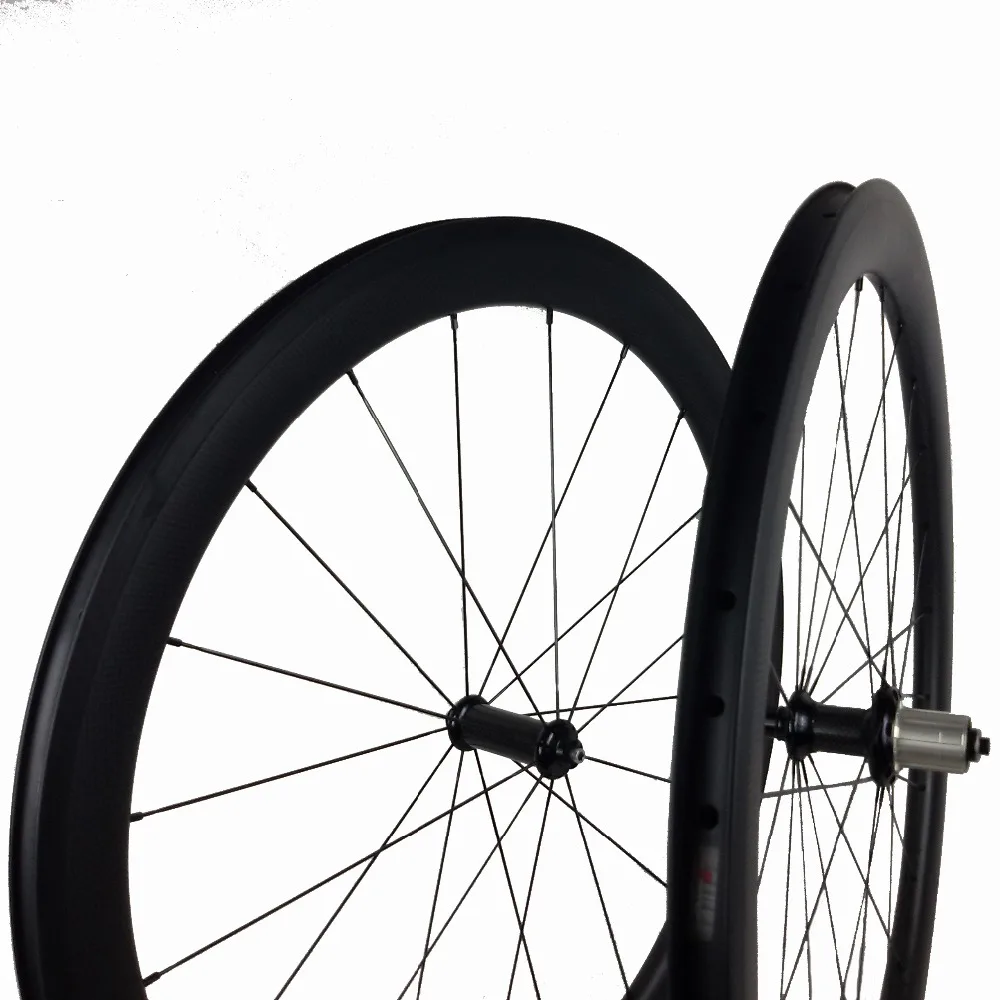 

OEM Carbon Clincher Wheels 50mm Rodas Carbono 700C Wheelset Novatec A271/A291 Or Powerway R13/R36 Option Hub Sapim Cx-Ray Spoke