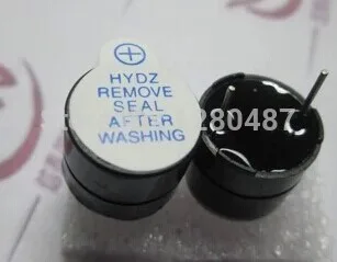 HAILANGNIAO Новинка 50 шт., 12 В, звуковой сигнал, активный зуммер, 12 мм * 9,5 мм, электронные компоненты