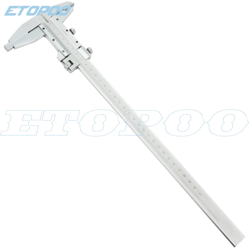 12inch 0-300mm Carbon Steel Vernier Caliper With Nip Jaws 300mm Slider Caliper 4ways Measuremet thickness Measuring Gauge