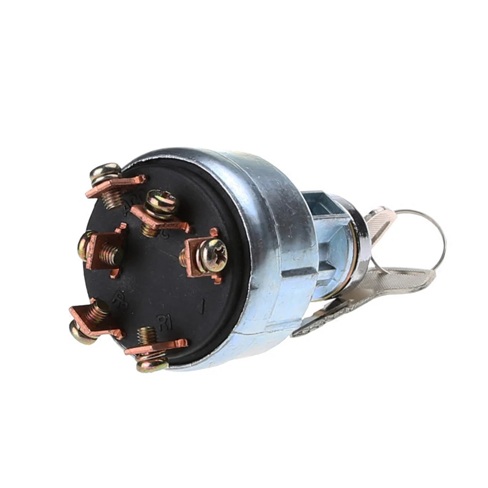 1PC 56.5MMx81.5MM JK406B-418 Preheat Ignition Switch with 2 keys for Agricultural machinery Engineering vehicles