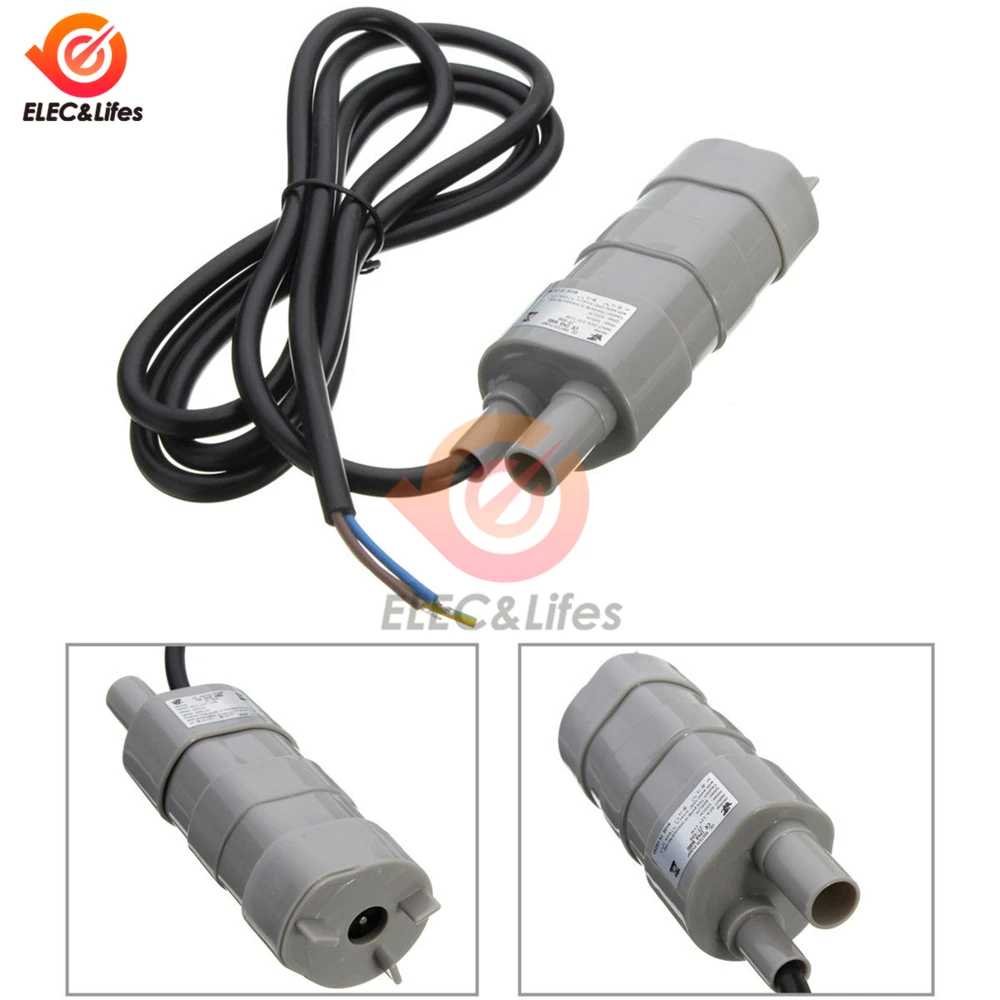 Pompe idrauliche trifase del Micro motore per lo stagno del carro armato di pesce dell'acquario JT-500 600L/H 5M pompa idraulica sommergibile ad alta pressione di cc 12V 24V