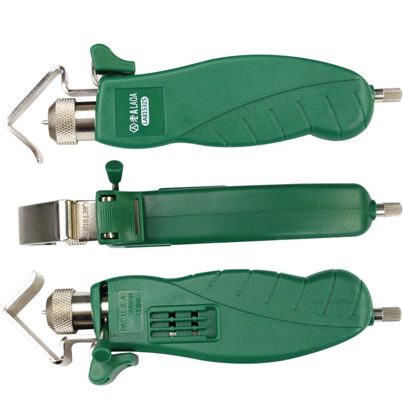 LAOA Metallic Cable Rotary Barker Stripping Tool Patchcord Stripping Tool Stripping Pliers Grinding Pliers