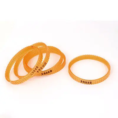 5 Pcs 10mm Width Electric Planer Part Drive Belt Band Apricot for Makita 1900B