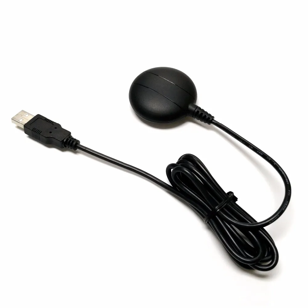 1PCS Free Shipping USB GPS receiver Interface GPS Module with Antenna Receiver Replacement BU353S4 Cable1.5