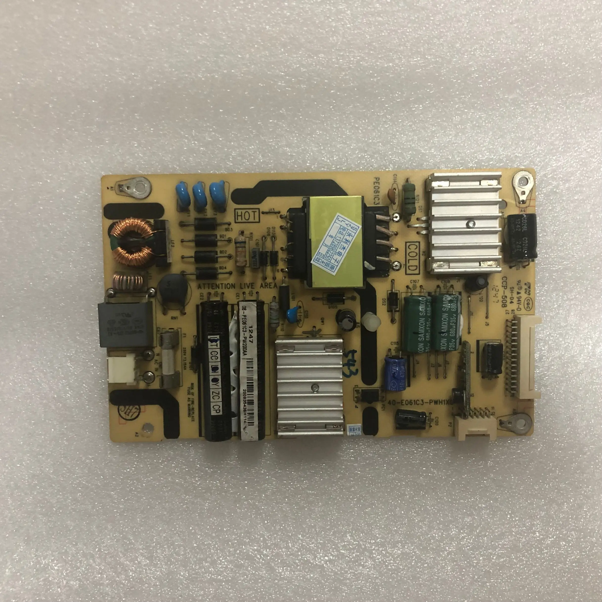 original 100% test for TCL L32F3370 power board 40-E061C3-PWD1XG/PWH1XG/PWK1XG