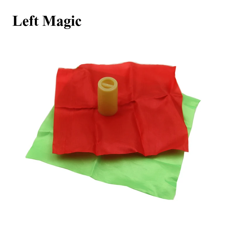 1 pcs Double Color Changing Hanky Silk Magic Trick change 2 great magic Chameleon Silk Disappearing Magic Toy& Prop E3088