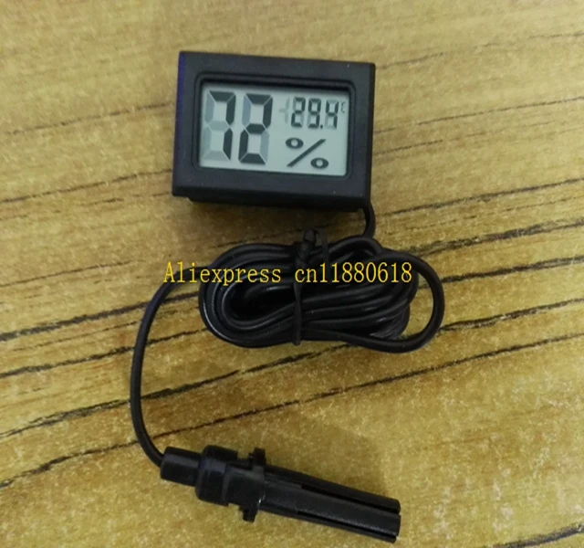 100pcs/lot Free Shipping Wholesale Digital LCD Thermometer Hygrometer Temperature Humidity Meter