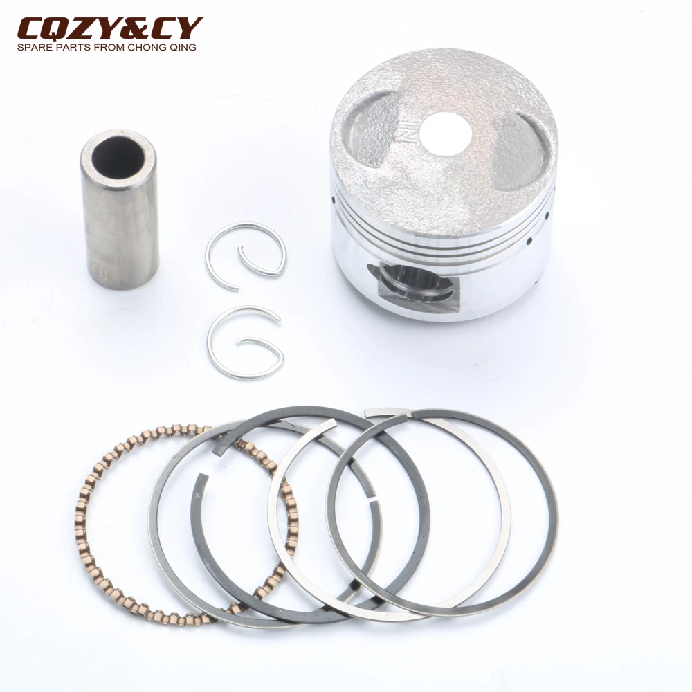 39mm 44mm 47mm 50mm Piston Kit for GY6 50cc 60cc 80cc 100cc 139QMA 139QMB 4-stroke Scooter Karting ATV Cart 13mm