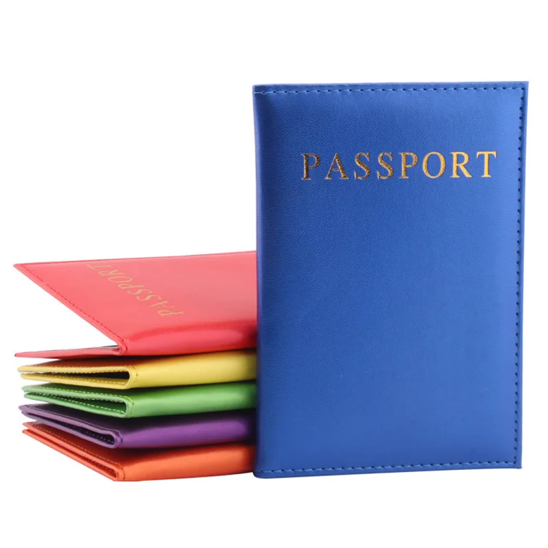 

New Fashion Passport Covers Women Russia Pink Passport Holder Travel Covers for Passports Girls Case for Passport PU leather