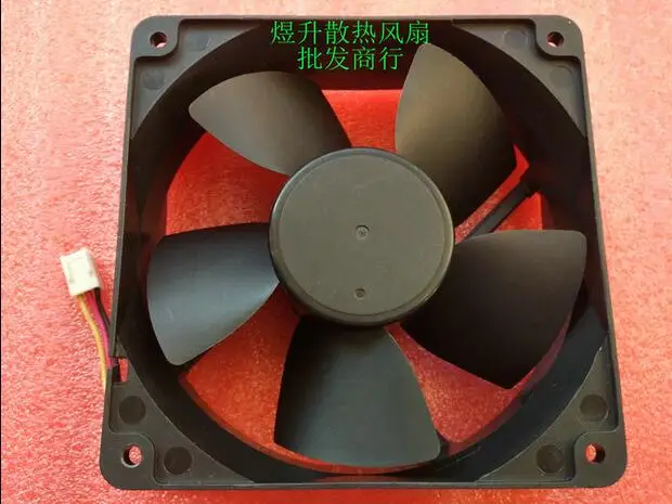 Original . 120*120*38 FD121238EB DC12V 0.83A  3 wire double ball fan