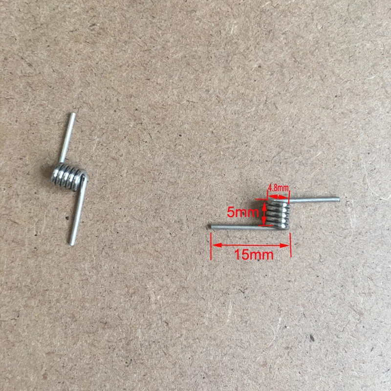 

20pcs Spring Stainless steel torsion springs 1mm wire sping tensioning torsion spring