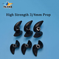 1pc RC Boat Oar Quant Two Blades Paddle 2 Blades Nylon Boat Propeller  High Strength  for 3mm/4mm Rc Prop Shaft