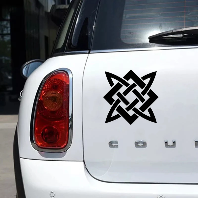 CK2155# Slavic pattern funny car sticker vinyl decal white/black car auto stickers for car bumper window car decorations