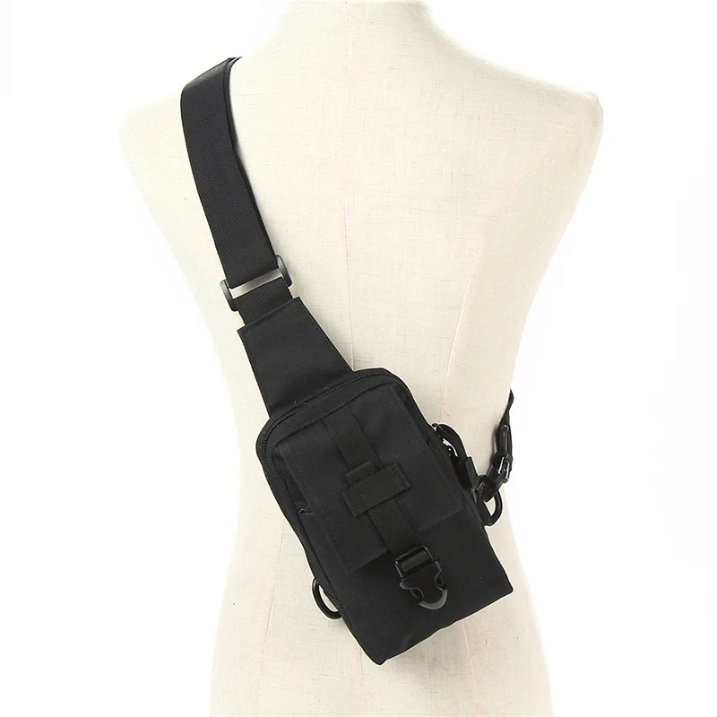 

Army Small Waist Bag Camouflage Field Chest Bag Sports Shoulder Pack Outdoor Tactics Chest Bag Mini Crossbody Bags c109