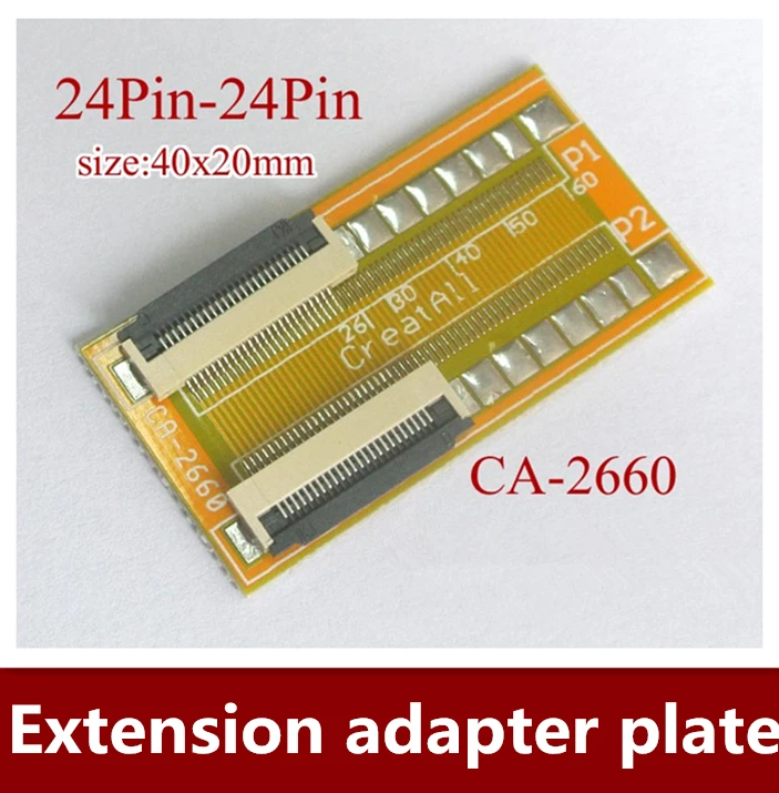 

20pcs/lot 24pin 0.5mm FFC FPC connector for flat soft line extend adapter board FFC switching button