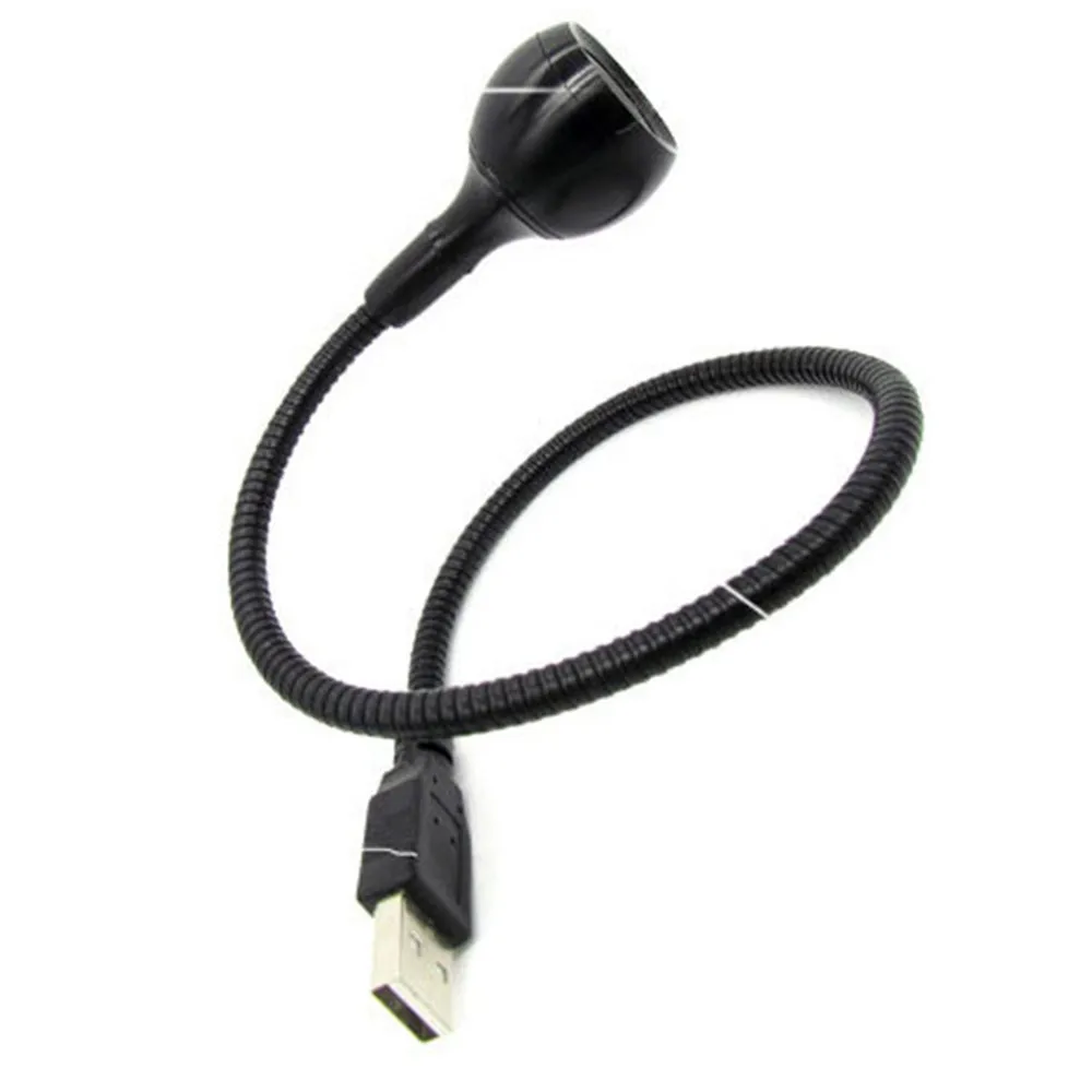 Portable USB Led Book Light Flexible Neck 3W Night Lamp White or Warm White Lighting Metal for PC Computer,Laptop Notebook