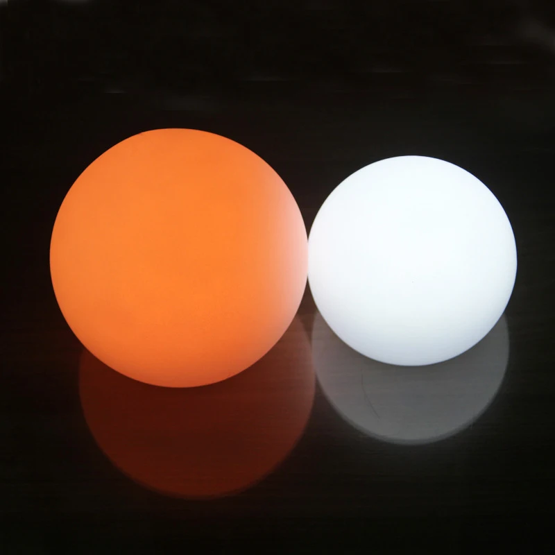 Rechargeable Remote Control LED Ball Night Lights Indoor Home Table Lamp Garden Lawn Wedding Party KTV Bar New Year Decoration