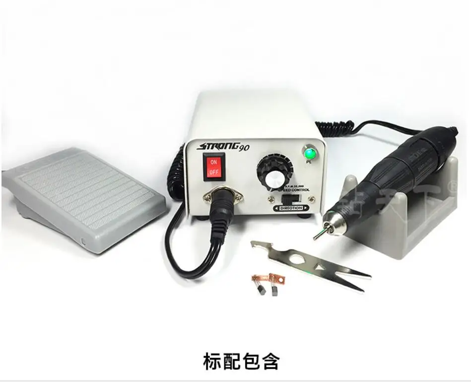 

110v Strong 90 Micro Motor 102L Polishing Handpiece marathon Dental polishing Equipment Jewelry tools