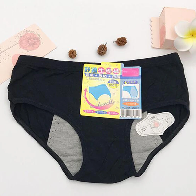 New Arrivals Women Panties Modal Soft Comfy Physiological Briefs Leakproof Menstrual Period Female Underwear One Size Intimates