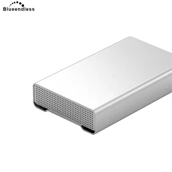 Blueendless 풀 메탈 Hdd 인클로저 3.5 인치 외장형 USB 3.0 커버 케이스 하드 드라이브 케이스 알루미늄 Sata 하드 디스크 노트북 Caddys