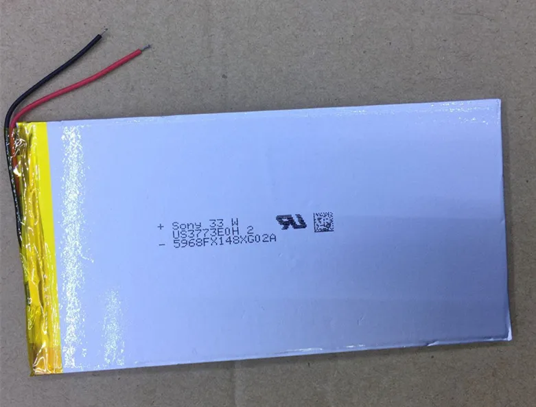 3.7V polymer OZing N808 tablet 3572140 alternative PR-3874175 battery 6000mAh Rechargeable Li-ion Cell