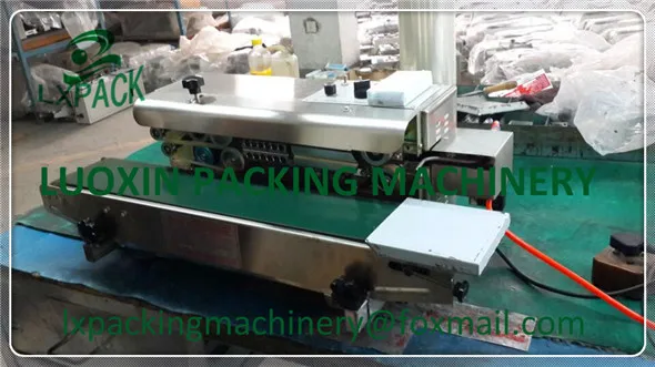 

LX-PACK High Quality Customized Continuous inflation gas nitrogen film sealing machine sealer plastic bag packing machine