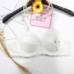 hot top Push Up Bras Women Sexy Underwire Thin  Padded Embroidery  Lace bra 32-40B Adjusted-straps for women bra