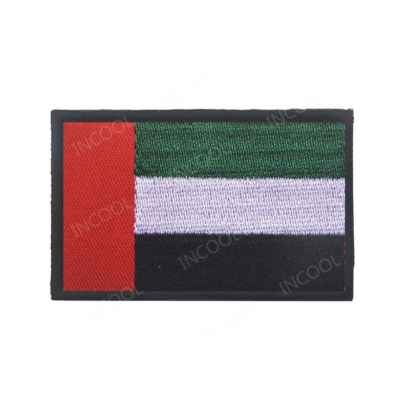 Parche bordado bandera Emiratos Árabes Unidos para ropa y mochila - imagen 4