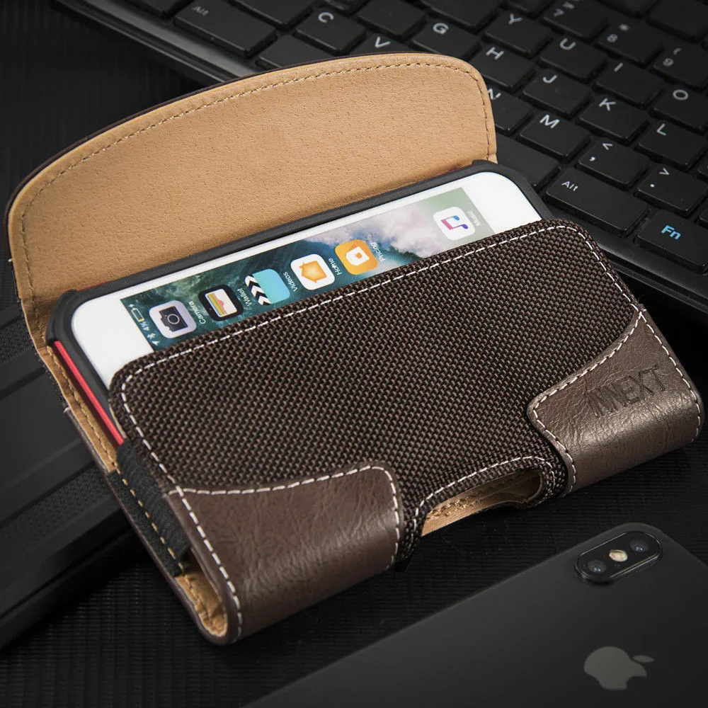 Phone Case Pouch universal Belt Clip holster Flip leather bag for iphone 6/6s/7/8 Plus sport carry waist bag fit 5.5inch