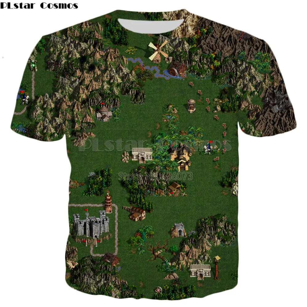 PLstar Cosmos 2019 New style summer T shirt Fashion Men/Women tshirt Classic game Heroes of Might & Magic Print Harajuku t shirt